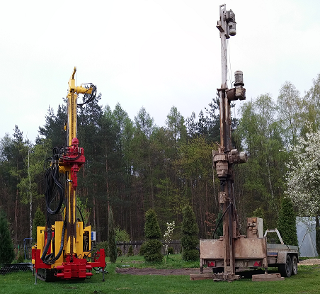 Nowa wiertnica w firmie