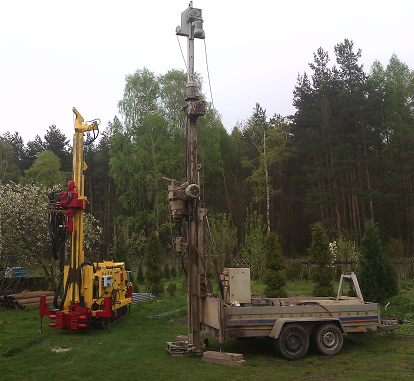 Nowa wiertnica w firmie