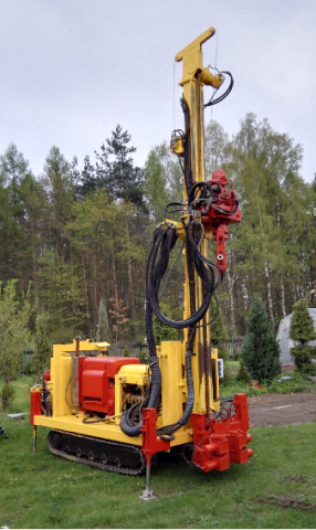 Nowa wiertnica w firmie
